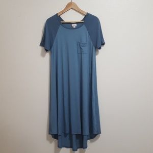 Lularoe Carly xs two tone blue